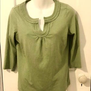 Ladies Talbots 3/4 Length Sleeved Shirt